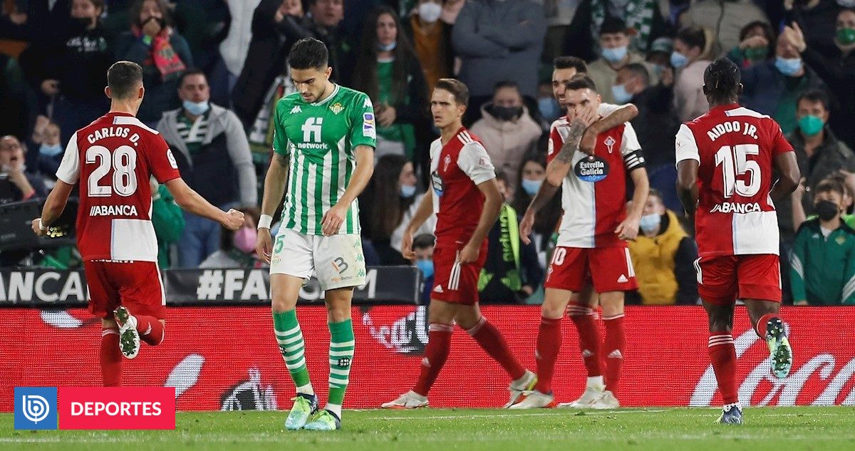 El Real Betis de Pellegrini cayó ante el Celta de Vigo en La Liga