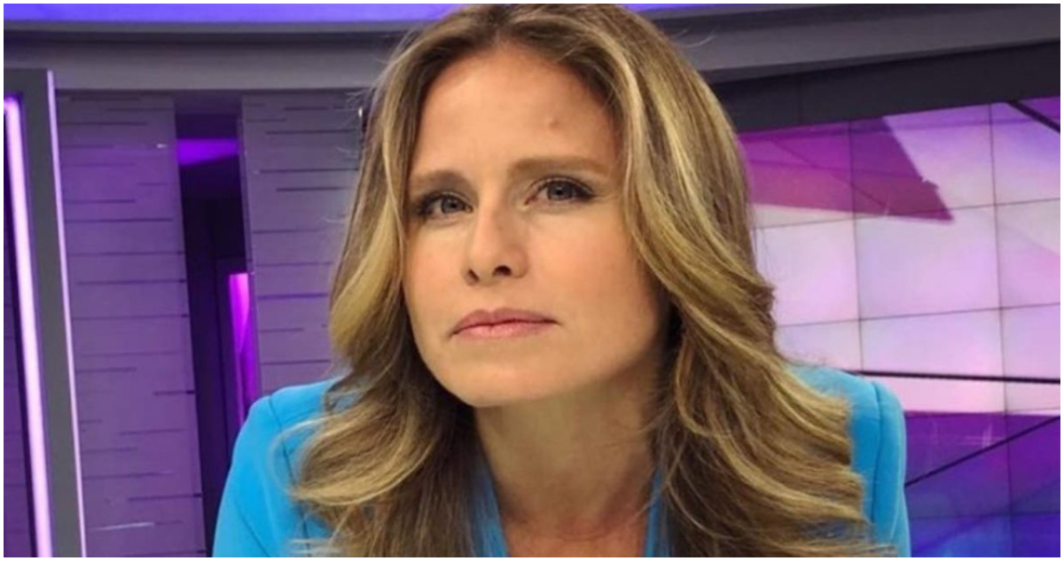 Soledad Onetto en el set de Meganoticias