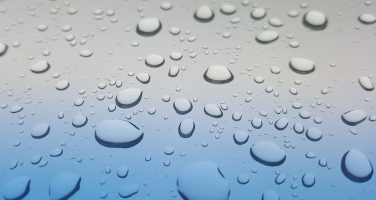 superficie a prueba de agua