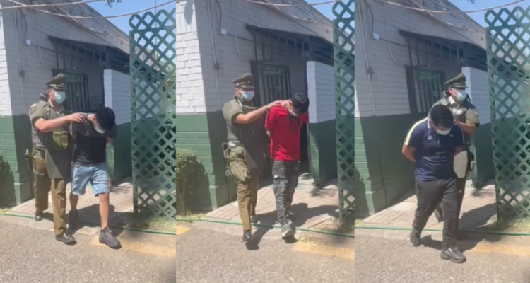 Tres detenidos en La Pintana: los acusan de secuestrar a una mujer de 33 años y su hija de 10