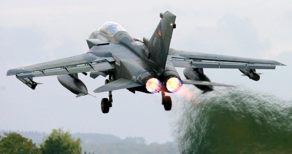 Un avión de la OTAN