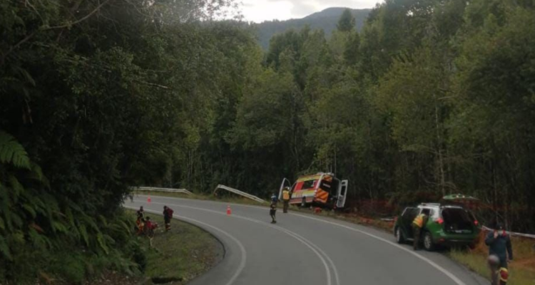 Volcamiento Bomberos
