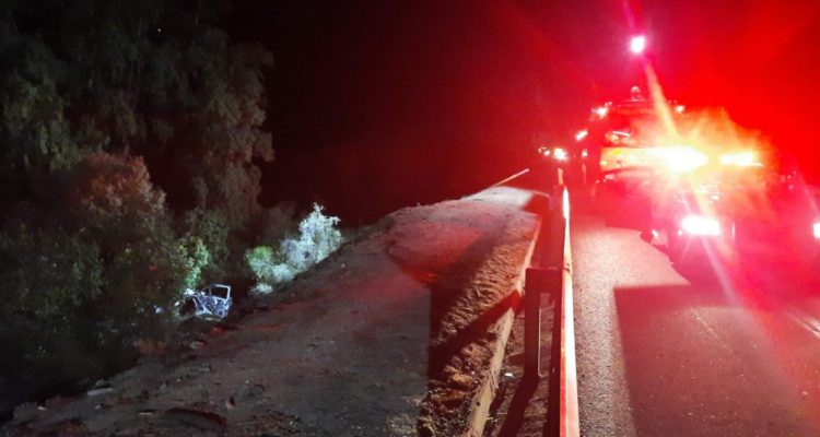 Cuatro muertos dejó accidente en la Ruta 68: auto se desbarrancó