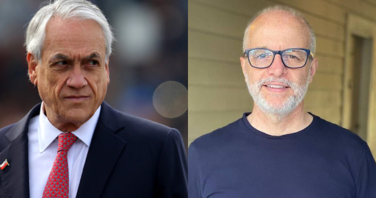 Alberto Plaza y Sebastián Piñera