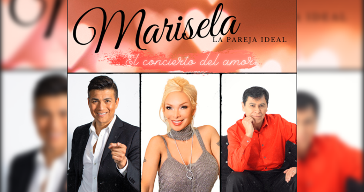 Américo, Marisela y Álvaro Torres en difusión de concierto