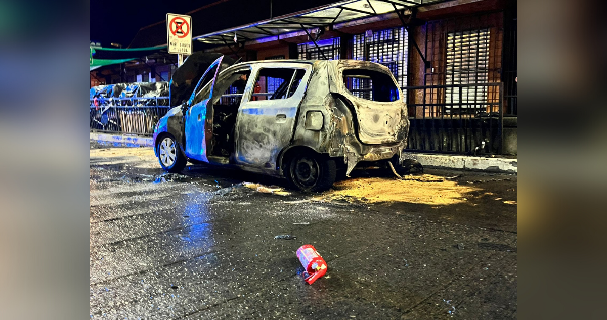 Auto quemado de conductor de aplicación