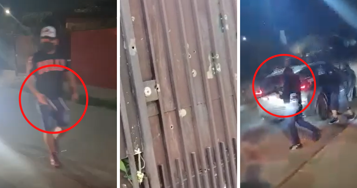 Delincuentes disparando a vivienda en La Florida