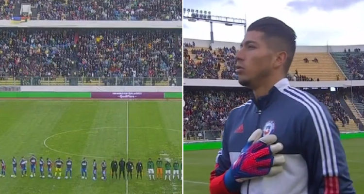 Himno de Chile fue abucheado en Bolivia.