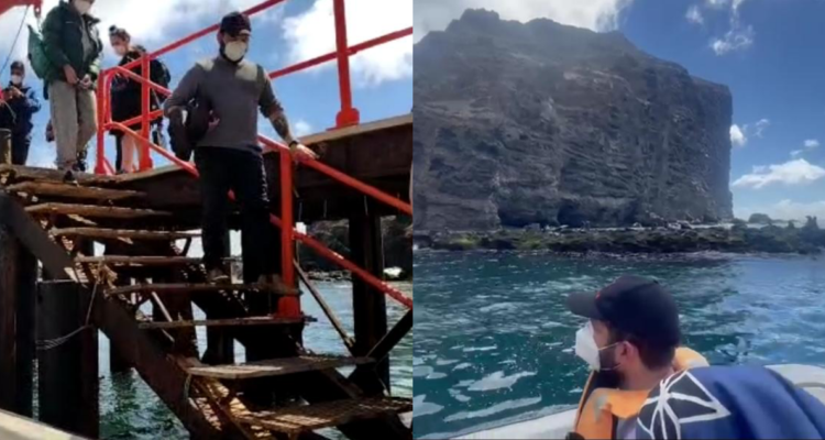 Presidente (e) Boric visitará colegio que aún opera en contenedores tras tsunami en Juan Fernández