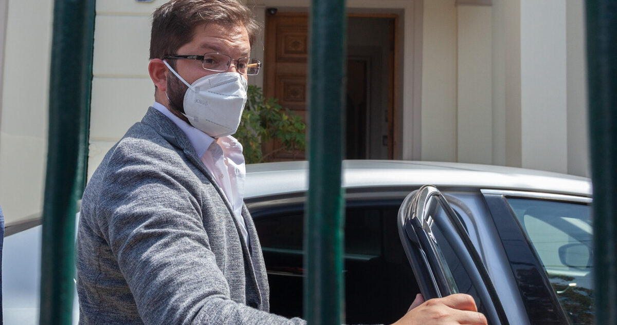 Gabriel Boric, que prefirió no referirse a crisis migratoria