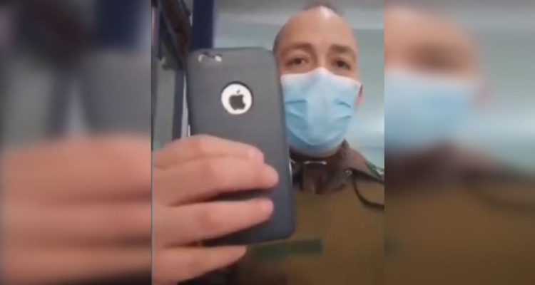 Carabinero que agredió a mujer en San Miguel fue viral en 2020