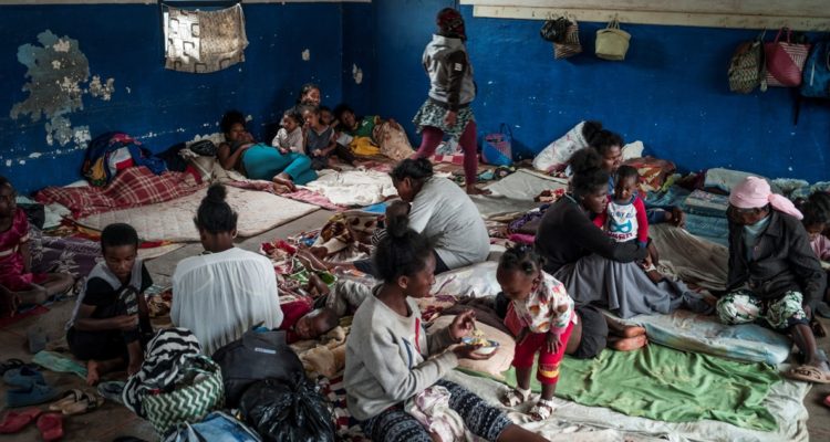 Refugiados del ciclón