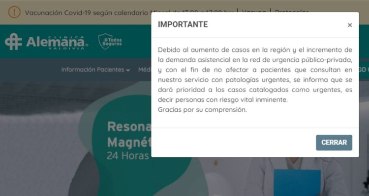 Clínica Alemana Valdivia