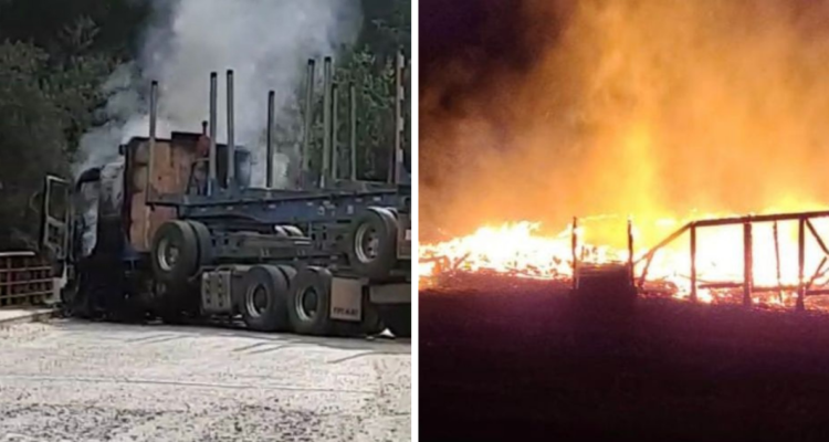 Contratistas por nuevos ataques en provincia de Arauco