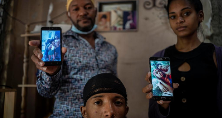 Emilio Román tiene tres hijos en encarcelados tras las protestas de 11J en Cuba. El menor, Emiyoslán, cumplió 18 años en prisión.