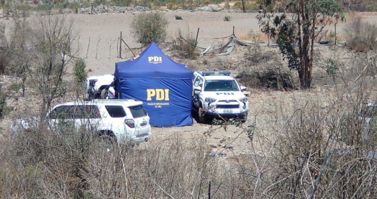 Cuerpo calcinado en Quillota