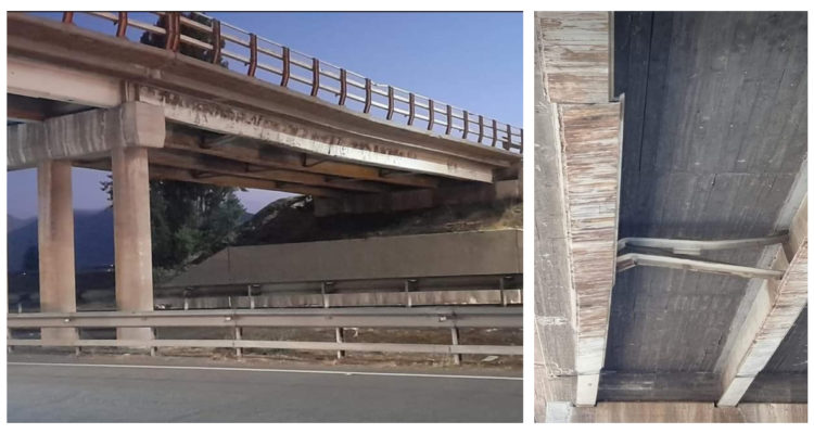 Graves daños en puente El Olivo causó congestión kilométrica en la Ruta 5 Norte