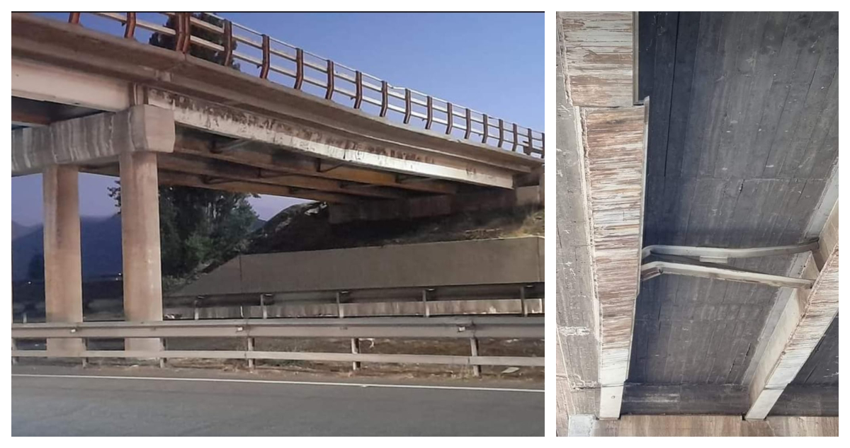 Graves daños en puente El Olivo causó congestión kilométrica en la Ruta 5 Norte