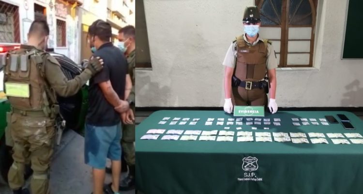 Detenidos allanamiento de droga en Santiago