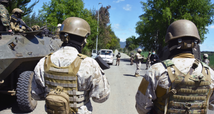 Militares en Estado de Excepción en Macrozona Sur