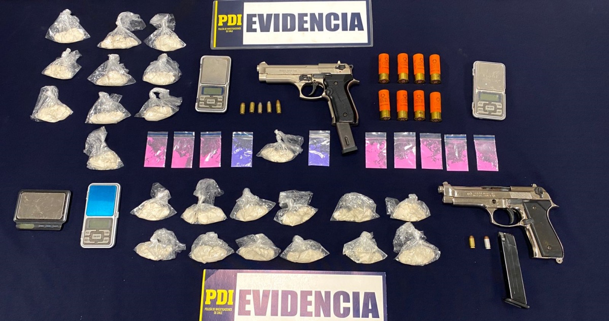 Incautación droga Valdivia