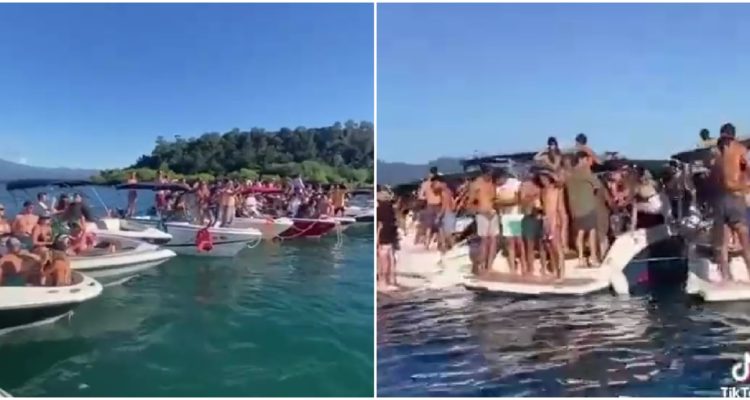 Fiestas en lanchas en Pucón