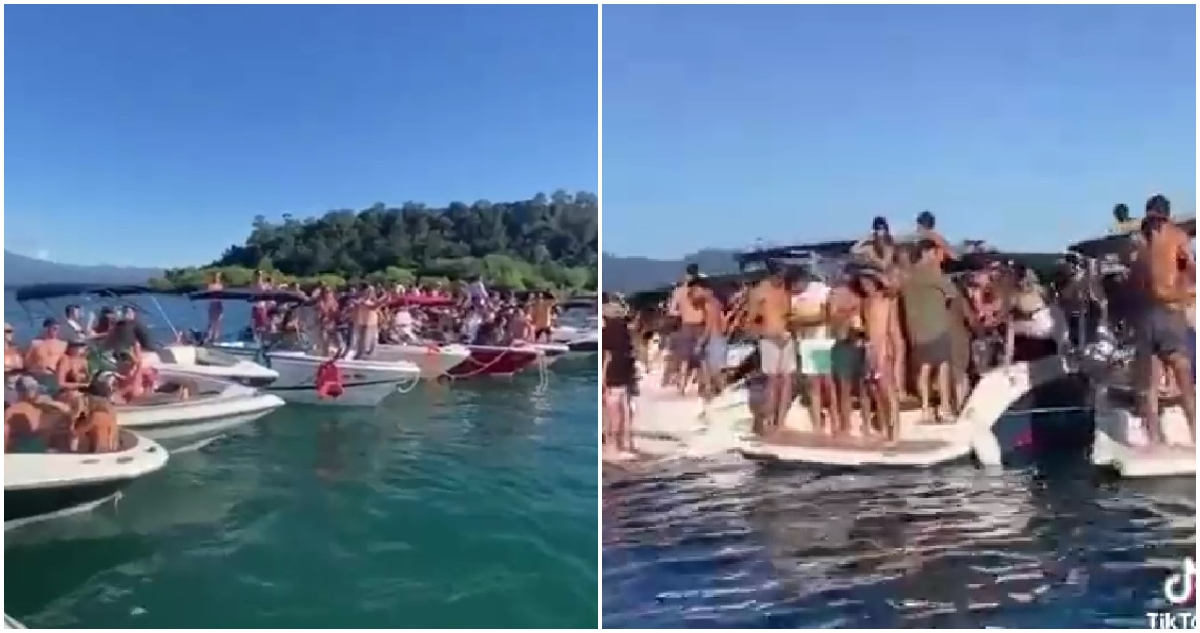 Fiestas en lanchas en Pucón