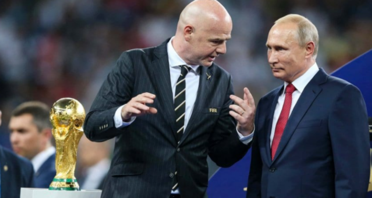 Infantino y Putin