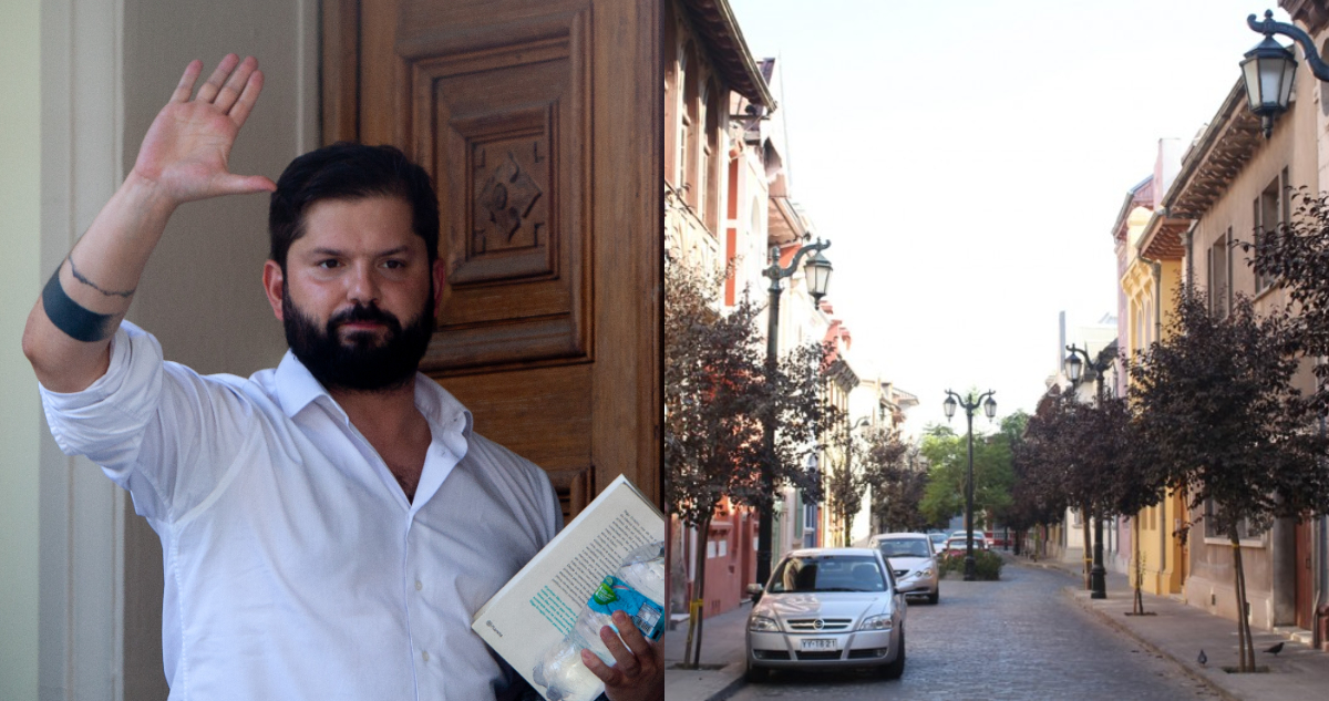 Gabriel Boric y Barrio Yungay