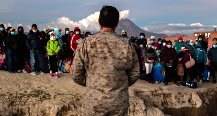 Imágenes aéreas muestran crisis migratoria en Colchane