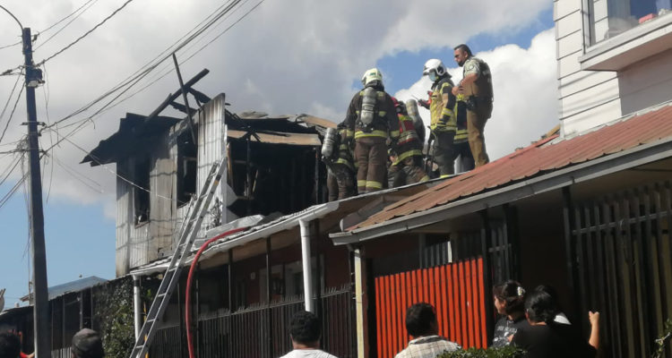 Incendio en Candeleria
