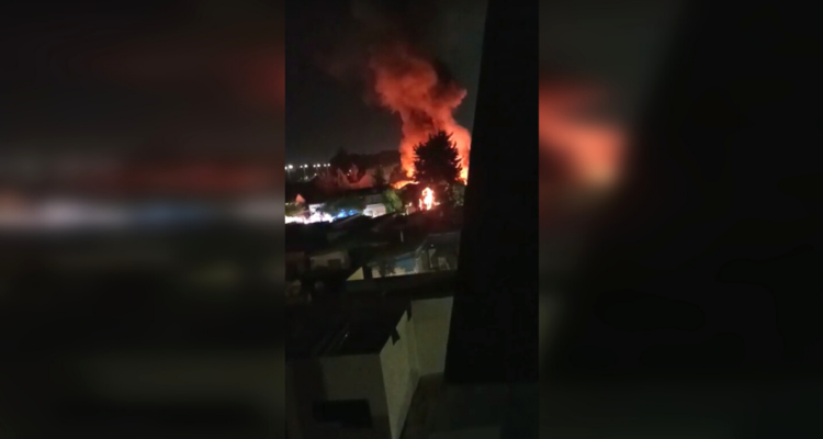 Incendio en Concepción.