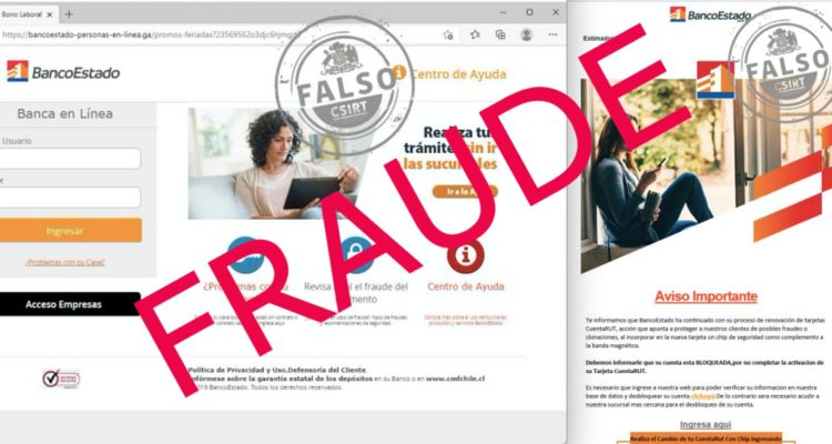 Tres alertas en menos de una semana: Detectan más intentos de estafa contra clientes del BancoEstado
