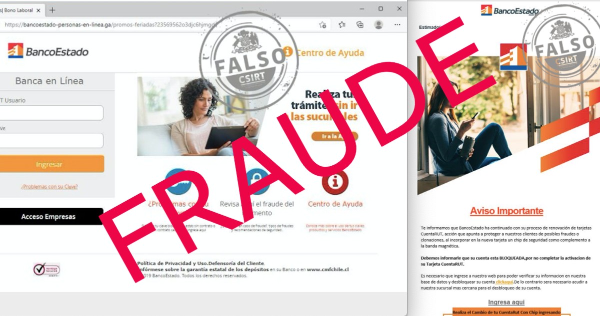 Tres alertas en menos de una semana: Detectan más intentos de estafa contra clientes del BancoEstado