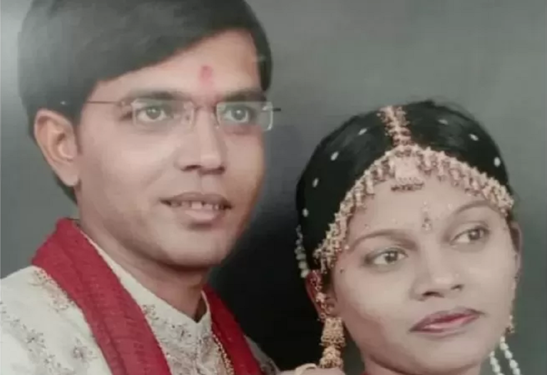 Jagdish Patel y su esposa