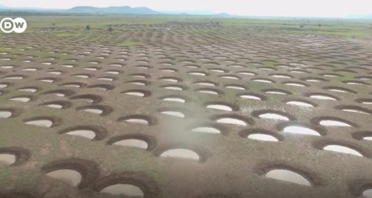 Surcos contra desertificación en Kenia y Tanzania