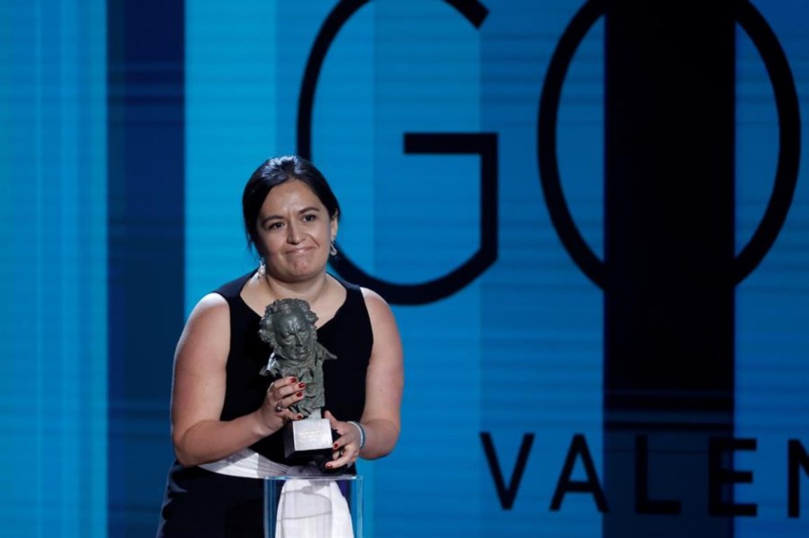 La productora chilena Alexandra Galvis recibe el Goya a Mejor Película Iberoamericana por "La Cordillera de los Sueños" 