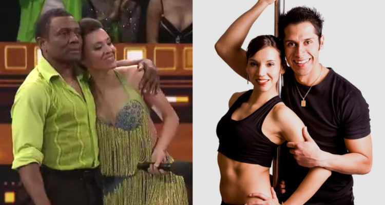 Laura junto a Angel Torrez y Cristhian Cerpa