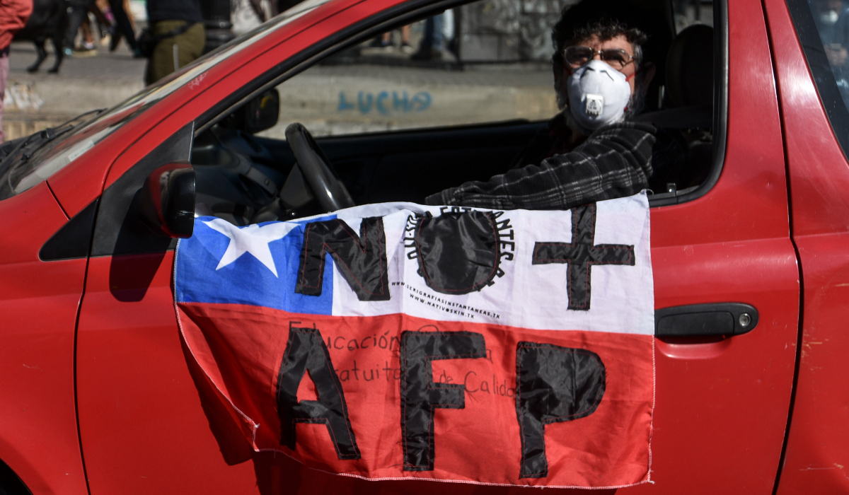 Marcha contra las AFP