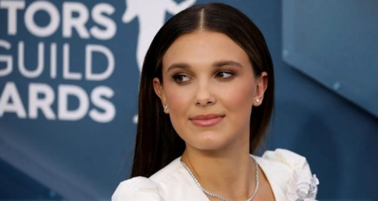 La actriz Millie Bobby Brown en los premios SAG.