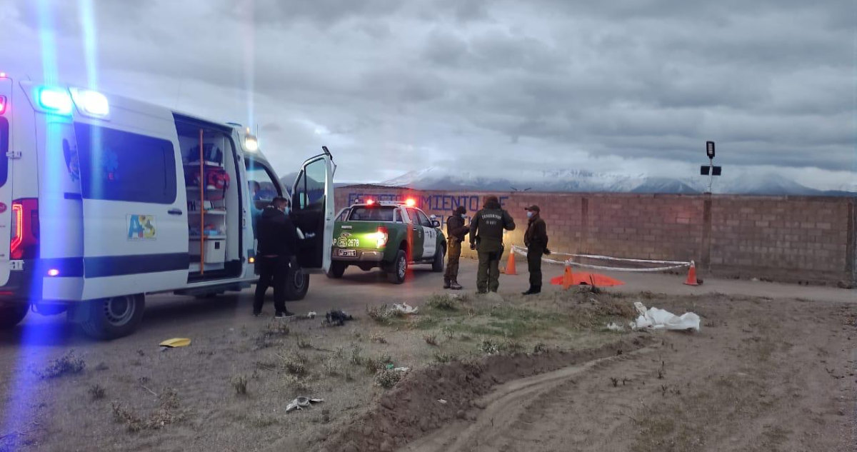 Operativo policial en la frontera por hallazgo de migrante muerto.
