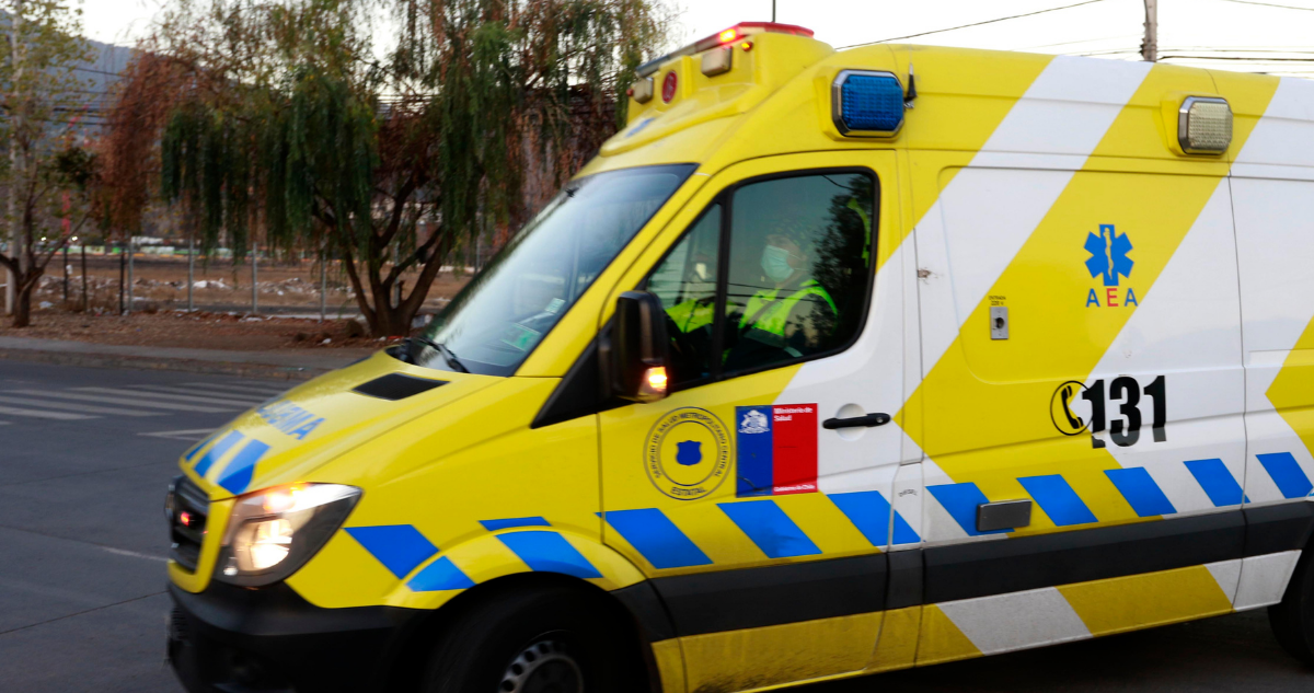 Una ambulancia del SAMU