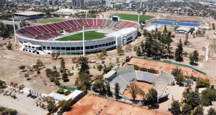 Obras Estadio Nacional Santiago 2023