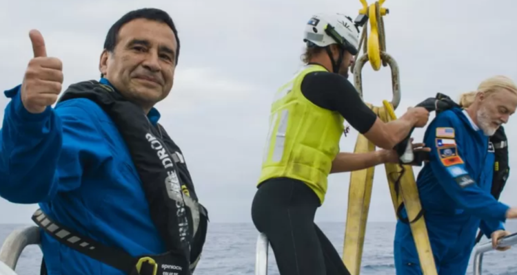 Osvaldo Ulloa minutos previo al descenso