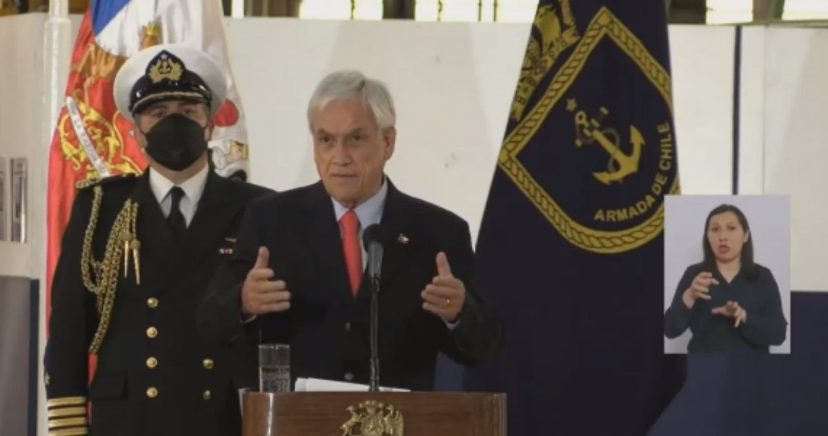 Piñera buque armada