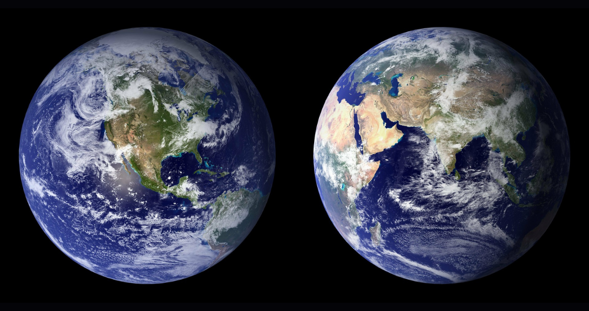 Planeta Tierra desde el espacio