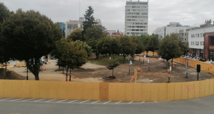 Plaza Independencia tiene un 13% de avance y se comenzará con reparación de calles aledañas en marzo
