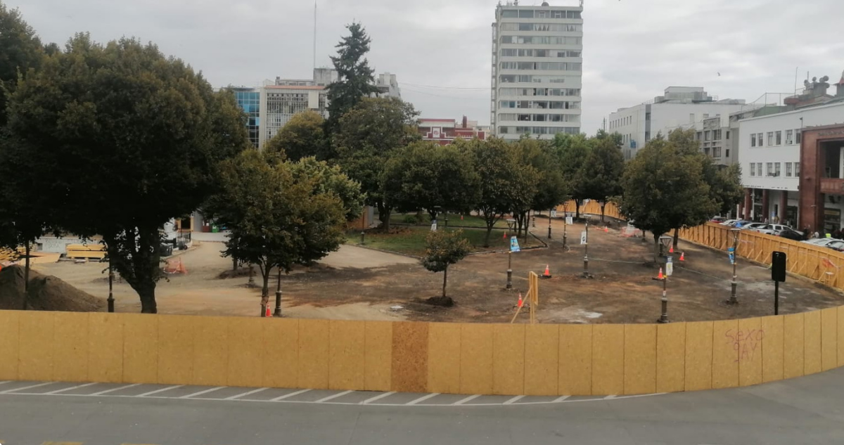 Plaza Independencia tiene un 13% de avance y se comenzará con reparación de calles aledañas en marzo