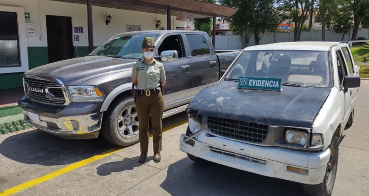 Detienen a una persona por violento portonazo en Reñaca.