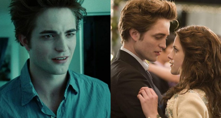 Robert Pattinson como Edward Cullen en Crepúsculo